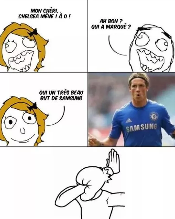 Chelsea mène 1 à 0 grâce à un très beau but... de Samsung