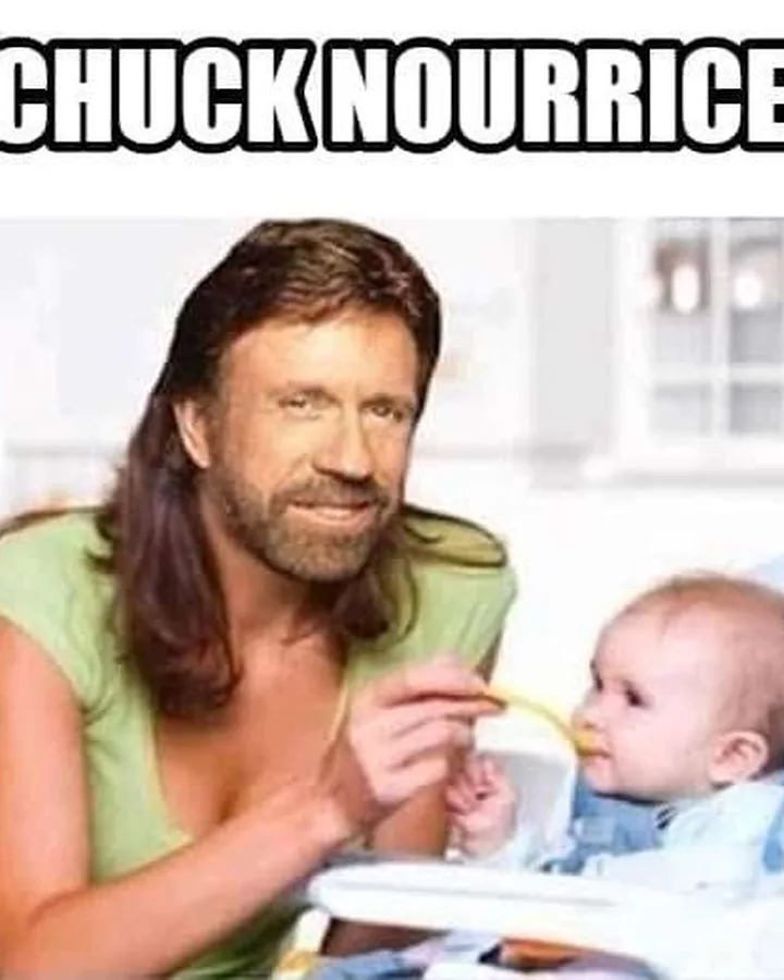 Chuck Nourrice : quand Chuck Norris devient tête à claques du montage photo