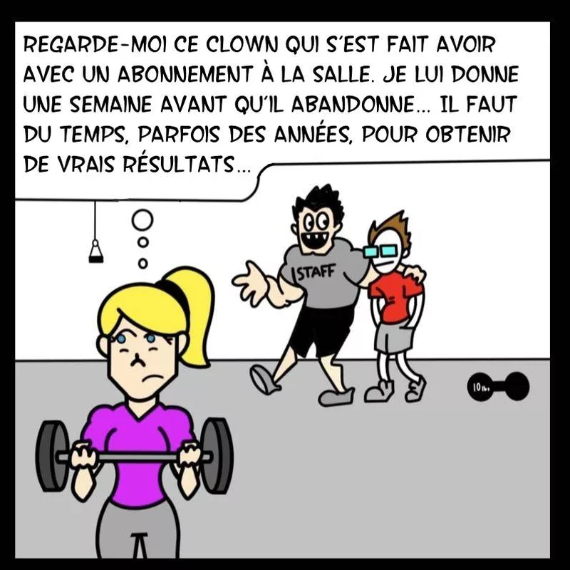 Quand tu juges trop vite le nouveau de la salle