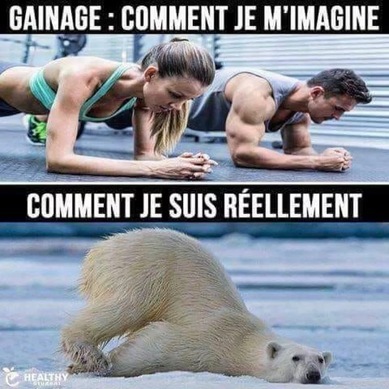 Gainage : l'attente vs la réalité