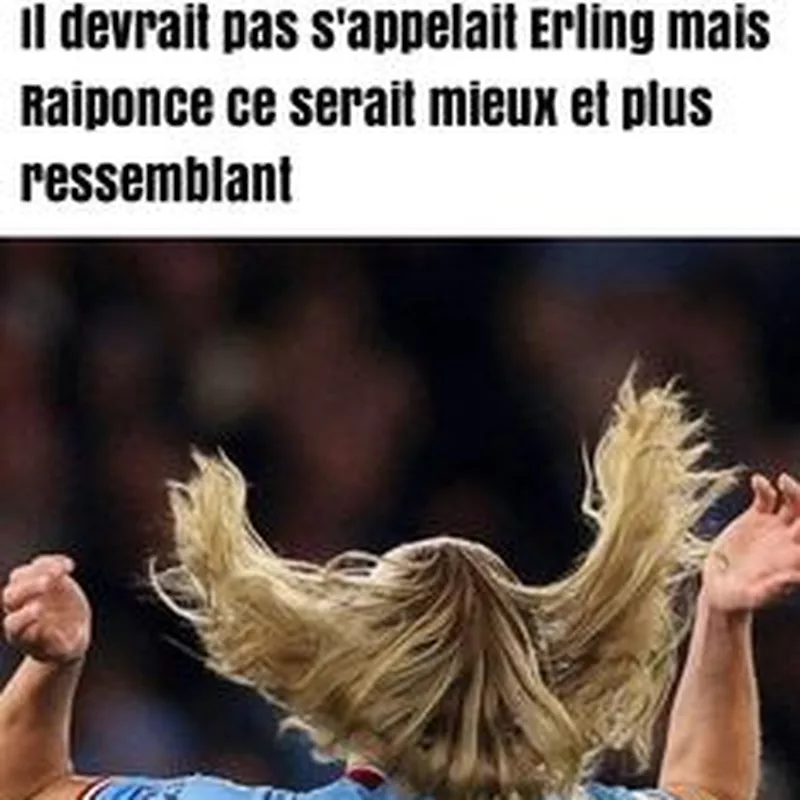 Haaland ou Raiponce ? La coiffure qui sème le doute