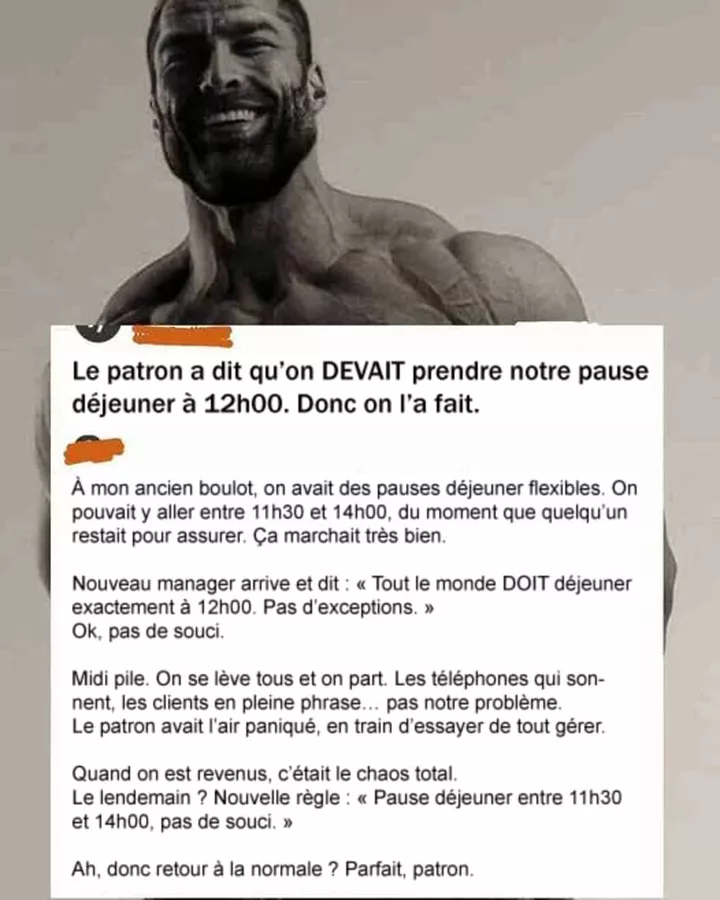 La revanche du zèle appliqué à la lettre