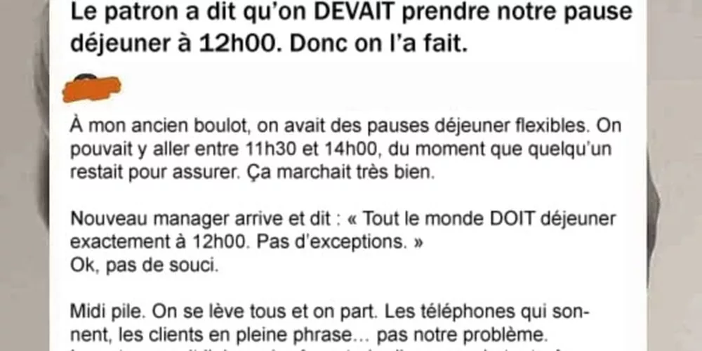 La revanche du zèle appliqué à la lettre