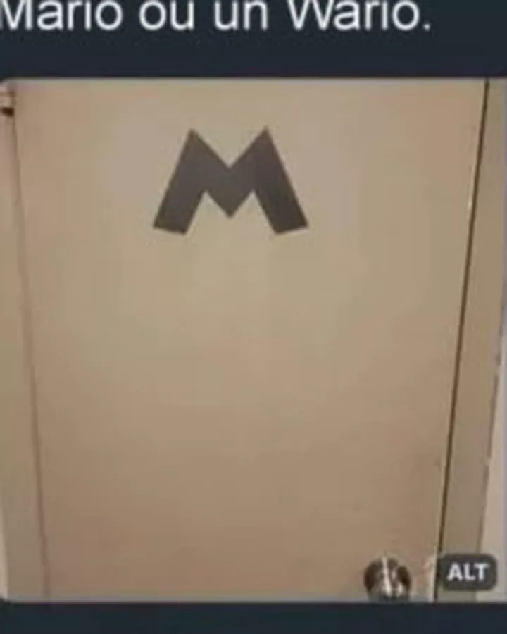 Mario ou Wario ? Le dilemme des toilettes