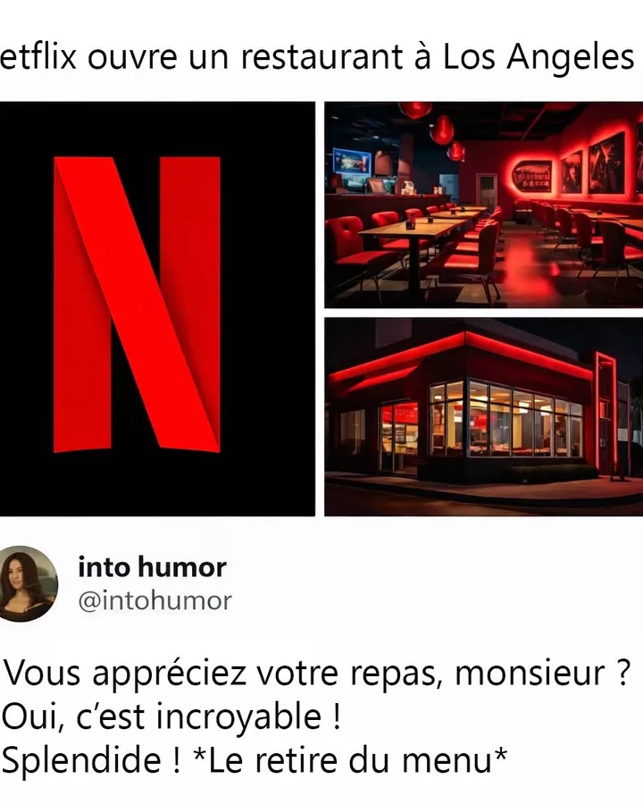 Netflix ouvre un resto, ton plat préféré finit annulé après une bouchée