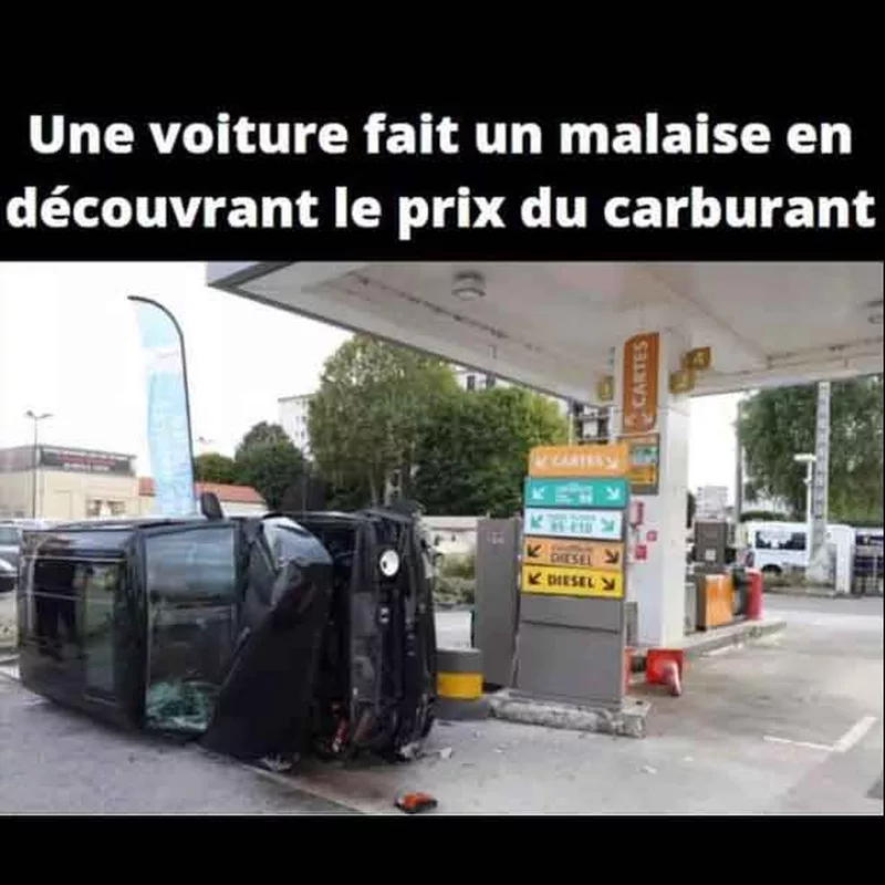 Syncope express à la pompe, la voiture n'a pas survécu