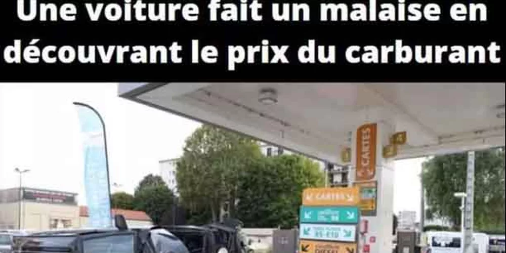 Syncope express à la pompe, la voiture n'a pas survécu