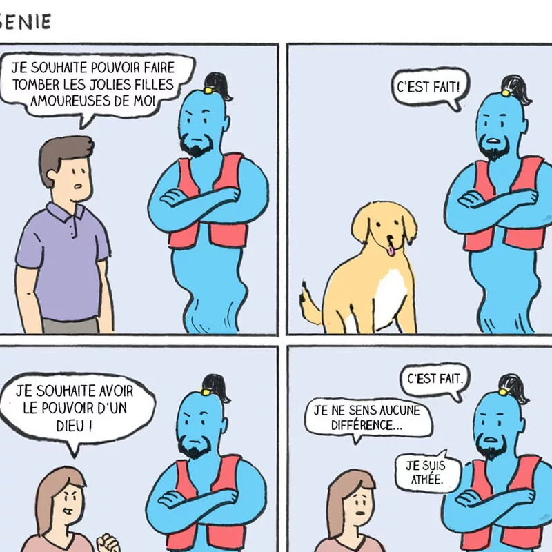 Un génie de mauvaise humeur!